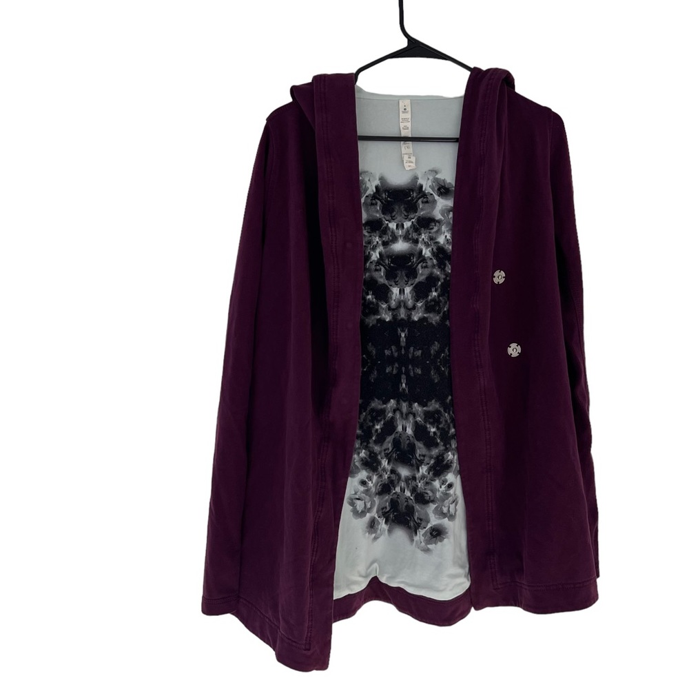 Lululemon Savasana Wrap, Purple Sweater Cardigan Size 6